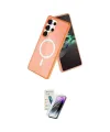 ieg™ Galaxy S25 Ultra Kılıf Nova Asil Prime - Şeffaf Pasifik Cam Ekran Koruyucu
