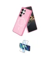 ieg™ Galaxy S25 Ultra Kılıf Nova Asil Prime - Siyah 3D Antistatik Cam Ekran Koruyucu
