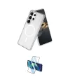 ieg™ Galaxy S25 Ultra Kılıf Nova Asil Prime - Siyah 3D Antistatik Cam Ekran Koruyucu