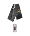 ieg™ Galaxy S25 Ultra Kılıf Nova Asil Prime - Siyah Bilvis 3D Cam Ekran Koruyucu