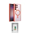 ieg™ Galaxy S25 Ultra Kılıf Nova Işık Özel Seri - Şeffaf Polymer Nano Ekran Koruyucu