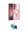 ieg™ Galaxy S25 Ultra Kılıf Nova Işık Özel Seri - Siyah 3D Antistatik Seramik Nano Ekran Koruyucu