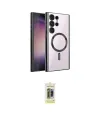 ieg™ Galaxy S25 Ultra Kılıf Nova Işık Özel Seri - Siyah Joko Magic 5D Hayalet Cam