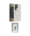 ieg™ Galaxy S25 Ultra Kılıf Siluet Doku Özel Seri - Şeffaf Polymer Nano Ekran Koruyucu