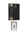 ieg™ Galaxy S25 Ultra Kılıf Siluet Doku Özel Seri - Şeffaf Polymer Nano Ekran Koruyucu