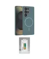 ieg™ Galaxy S25 Ultra Kılıf Siluet Doku Özel Seri - Şeffaf Polymer Nano Ekran Koruyucu