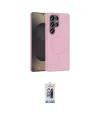 ieg™ Galaxy S25 Ultra Kılıf Siluet Doku Özel Seri - Siyah Joko Magic 5D Cam
