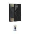 ieg™ Galaxy S25 Ultra Kılıf Siluet Doku Özel Seri - Siyah Joko Magic 5D Cam