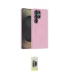 ieg™ Galaxy S25 Ultra Kılıf Siluet Doku Özel Seri - Siyah Joko Magic 5D Hayalet Cam