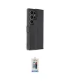 ieg™ Galaxy S25 Ultra Kılıf Siluet Işık Serisi - Siyah Joko Magic 5D Cam