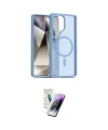 ieg™ Galaxy S25 Ultra Kılıf Siluet Minimal Prime - Şeffaf Pasifik Cam Ekran Koruyucu