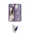 ieg™ Galaxy S25 Ultra Kılıf Siluet Minimal Prime - Şeffaf Pasifik Cam Ekran Koruyucu