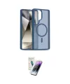 ieg™ Galaxy S25 Ultra Kılıf Siluet Minimal Prime - Şeffaf Pasifik Cam Ekran Koruyucu