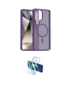 ieg™ Galaxy S25 Ultra Kılıf Siluet Minimal Prime - Siyah 3D Antistatik Cam Ekran Koruyucu