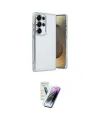 ieg™ Galaxy S25 Ultra Kılıf Vadi Minimal - Şeffaf Pasifik Cam Ekran Koruyucu