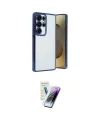 ieg™ Galaxy S25 Ultra Kılıf Vadi Minimal - Şeffaf Pasifik Cam Ekran Koruyucu
