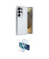 ieg™ Galaxy S25 Ultra Kılıf Vadi Minimal - Siyah 3D Antistatik Cam Ekran Koruyucu