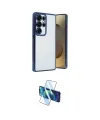 ieg™ Galaxy S25 Ultra Kılıf Vadi Minimal - Siyah 3D Antistatik Cam Ekran Koruyucu