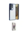 ieg™ Galaxy S25 Ultra Kılıf Vadi Minimal - Siyah Bilvis 3D Cam Ekran Koruyucu