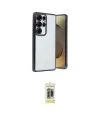 ieg™ Galaxy S25 Ultra Kılıf Vadi Minimal - Siyah Joko Magic 5D Hayalet Cam
