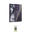 ieg™ Galaxy S25 Ultra Kılıf Yadigar Asil Koleksiyonu - Siyah Joko Magic 5D Hayalet Cam