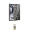 ieg™ Galaxy S25 Ultra Kılıf Yadigar Asil Koleksiyonu - Siyah Joko Magic 5D Hayalet Cam