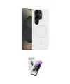 ieg™ Galaxy S25 Ultra Kılıf Yankı Form Serisi - Şeffaf Pasifik Cam Ekran Koruyucu