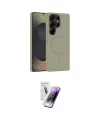 ieg™ Galaxy S25 Ultra Kılıf Yankı Form Serisi - Şeffaf Pasifik Cam Ekran Koruyucu