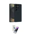 ieg™ Galaxy S25 Ultra Kılıf Yankı Form Serisi - Şeffaf Pasifik Cam Ekran Koruyucu