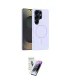 ieg™ Galaxy S25 Ultra Kılıf Yankı Form Serisi - Şeffaf Pasifik Cam Ekran Koruyucu