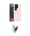 ieg™ Galaxy S25 Ultra Kılıf Yankı Form Serisi - Şeffaf Pasifik Cam Ekran Koruyucu