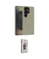 ieg™ Galaxy S25 Ultra Kılıf Yankı Form Serisi - Siyah Bilvis 3D Cam Ekran Koruyucu