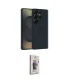 ieg™ Galaxy S25 Ultra Kılıf Yankı Form Serisi - Siyah Bilvis 3D Cam Ekran Koruyucu