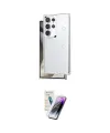 ieg™ Galaxy S25 Ultra Kılıf Yörünge Form - Şeffaf Pasifik Cam Ekran Koruyucu