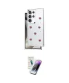 ieg™ Galaxy S25 Ultra Kılıf Yörünge Form - Şeffaf Pasifik Cam Ekran Koruyucu