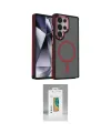 ieg™ Galaxy S25 Ultra Kılıf Yörünge Klasik - Şeffaf Polymer Nano Ekran Koruyucu