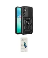 ieg™ Galaxy S26 Kılıf Ahenk Klasik - Şeffaf Pasifik Cam Ekran Koruyucu