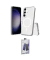 ieg™ Galaxy S26 Kılıf Ahenk Yansıma Prime - Siyah Bilvis Hayalet Cam Ekran Koruyucu