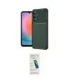 ieg™ Galaxy S26 Kılıf Eksen Form Prime - Şeffaf Pasifik Cam Ekran Koruyucu