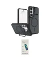 ieg™ Galaxy S26 Kılıf İz Modern Prime - Şeffaf Pasifik Cam Ekran Koruyucu