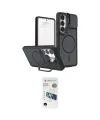 ieg™ Galaxy S26 Kılıf İz Modern Prime - Siyah 3D Antistatik Seramik Nano Ekran Koruyucu