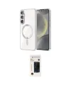 ieg™ Galaxy S26 Kılıf Nova Işık Özel Seri - Siyah 3D Antistatik Hayalet Cam Ekran Koruyucu