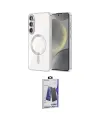 ieg™ Galaxy S26 Kılıf Nova Işık Özel Seri - Siyah Bilvis Hayalet Cam Ekran Koruyucu