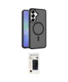 ieg™ Galaxy S26 Kılıf Siluet Minimal Prime - Siyah 3D Antistatik Hayalet Cam Ekran Koruyucu