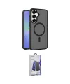 ieg™ Galaxy S26 Kılıf Siluet Minimal Prime - Siyah Bilvis Hayalet Cam Ekran Koruyucu