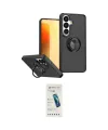 ieg™ Galaxy S26 Kılıf Yörünge Çizgi - Şeffaf Pasifik Cam Ekran Koruyucu