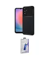 ieg™ Galaxy S26 Plus Kılıf Eksen Form Prime - Siyah Bilvis 3D Cam Ekran Koruyucu