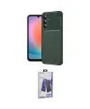 ieg™ Galaxy S26 Plus Kılıf Eksen Form Prime - Siyah Bilvis Hayalet Cam Ekran Koruyucu