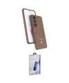 ieg™ Galaxy S26 Plus Kılıf İz Işık Koleksiyonu - Siyah Bilvis 3D Cam Ekran Koruyucu