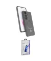 ieg™ Galaxy S26 Plus Kılıf İz Işık Koleksiyonu - Siyah Bilvis 3D Cam Ekran Koruyucu